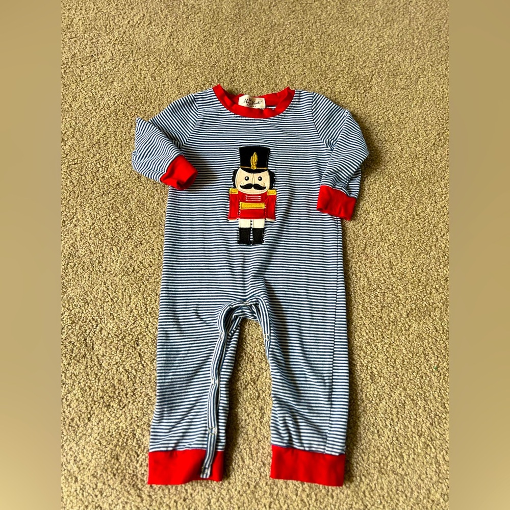 Marie Nicole Christmas Nutcracker one piece. Size 12-18 Months